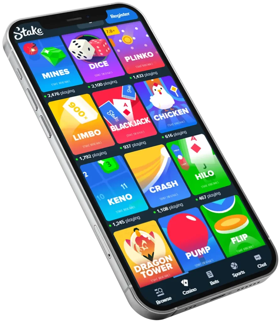 Games at Stake Casino App