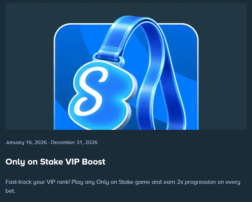 VIP Boost for Stake Monthly Bonus